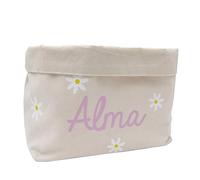 DSTNY Panier de rangement à tissus, À personnaliser, Choississez le prénom de votre choix, Cadeau original à offrir pour la naissance, baby shower