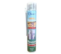 DSTOCK60-1 mousse expansive Manuelle- 750ml - Mousse polyuréthane professionnelle manuelle - Isole, colle et rebouche - Extérieur et intérieur