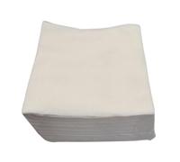 DSTOCK60-100 Carrés de soin non AIRLAID lisses 20x20 cm - Carrés d'essuyage blancs ultra doux pour la toilette des bébés, des patients - Carré de soins non stériles