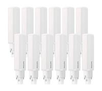 DSTOCK60 - 12 ampoules LED PL-C 2P - CorePro - 8,5W - 4000K - 1000 lumen - 30 000 heures de vie - Compatible Philips