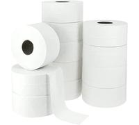 DSTOCK60-12 rouleaux Papier toilette gaufré MAXI JUMBO ECO 2 plis - 300 M compact - Compatible avec les distributeurs pro papier toilette MAXI JUMBO
