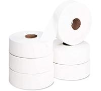 DSTOCK60-18 rouleaux Papier toilette gaufré MAXI JUMBO ECO 2 plis - 300 M compact - Compatible avec les distributeurs pro papier toilette MAXI JUMBO
