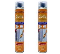 DSTOCK60-2 colles de montage polyuréthane pistolable - Colle polyuréthane non expansive - Pour le collage et montage de matériaux isolants, panneaux XPS et EPS, rouleaux d'étanchéité toiture bitume