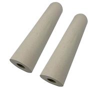 DSTOCK60-2 rouleaux de drap d'examen gaufré écologique - écru - 2 plis - 50 cm x 35 cm - 135 formats - rouleau de drap médical, drap de massage en rouleau