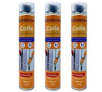 DSTOCK60-3 colles de montage polyuréthane pistolable - Colle polyuréthane non expansive - Pour le collage et montage de matériaux isolants, panneaux XPS et EPS, rouleaux d'étanchéité toiture bitume