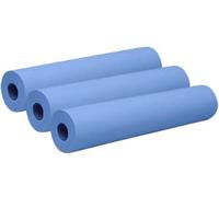 (DSTOCK60) - 3 Draps d'Examen - 50 x 115 - Plastifiés - Résistants - Absorption Optimale - Prédécoupés tous les 115cm - Largeur 50cm - Lot de 3 rouleaux