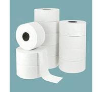 DSTOCK60-30 Rouleaux de papier toilette MAXI JUMBO 2 plis - 100% pure ouate blanche - Papier toilette économique - Compatibles distributeurs pro papier toilette MAXI JUMBO