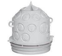 DSTOCK60-4 Boîtes Pieuvre Encastrable pour Point de Centre Batibox Béton, Ø85mm (Lot de 4) Compatible Legrand 089553