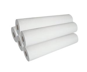 DSTOCK60-5 BOBINES DRAPS D'EXAMEN GAUFRÉ - 40 x 35 cm - 135 FORMATS Format spécial Fauteuil de Gynécologie Laize de 40 cm - Point à Point OUATE Blanche Pur Pate