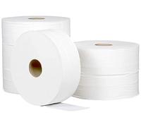 DSTOCK60-6 rouleaux Papier toilette gaufré MAXI JUMBO ECO 2 plis épais - 300 M compact - Compatible avec les distributeurs papier toilette MAXI JUMBO