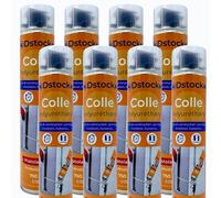 DSTOCK60-8 colles de montage polyuréthane pistolable - Colle polyuréthane non expansive - Pour le collage et montage de matériaux isolants, panneaux XPS et EPS, rouleaux d'étanchéité toiture bitume
