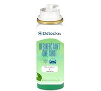 DSTOCK60 - Aérosol One Shot Nettoyant Climatisation & Habitacle Auto - Parfum Menthe - Élimine les Mauvaises Odeurs - Traitement Intérieur Véhicule, Chambres Froides, Convecteurs - 150ml (1 aérosol)