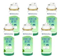 DSTOCK60 - Aérosol One Shot Nettoyant Climatisation & Habitacle Auto - Parfum Menthe - Élimine les Mauvaises Odeurs - Traitement Intérieur Véhicule, Chambres Froides, Convecteurs - 150ml (6 aérosols)