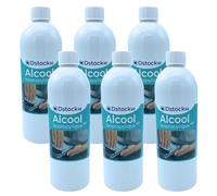 DSTOCK60 - Bouteilles de 1 litre d'Alcool Isopropylique 99% extra pur (lot de 6 bouteilles), Isopropanol liquide IPA parfait comme solvant, nettoyant et dégraissant.
