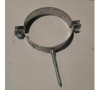 DSTOCK60 - Collier de serrage mural 125mm en acier aluminisé