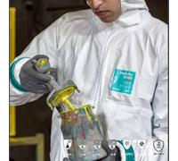 DSTOCK60- Combinaison de protection à jetable Ansell AlphaTec 2000 TS PLUS/combinaison Catégorie III type 4, 5, 6 | combinaison de protection pour désamiantage, peinture, agriculture... Taille M