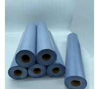 DSTOCK60 - DRAP EXAMEN BLEU PLASTIFIÉ IMPERMÉABLE - 40 X 38 - 150 FORMATS - PROTECTION POUR MATELAS, TABLE, LIT - QUALITÉ MÉDICALE - ABSORBANT - CARTON DE 6 ROULEAUX