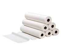 DSTOCK60 - Draps d'examen 6 rouleaux - 80 x 35 cm - 135 formats - pure ouate 2 x 18g