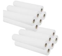 DSTOCK60 - Draps d'examen - Lot de 12 - Blanc Lisse - 60 x 35 cm - 135 formats - Pure Ouate - Fabriqué en France