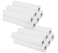 DSTOCK60 - Draps d'examen - Lot de 12 - Blanc lisse - 70 x 120 cm - 50 formats - Pure ouate - Fabriqué en France