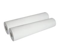 DSTOCK60 - Draps d'examen - Lot de 2 - Blanc Gaufré - 70 x 35 cm - 135 formats - Pure Ouate - Fabriqué en France