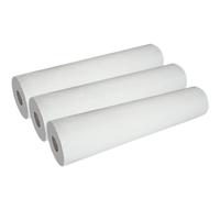 DSTOCK60 - Draps d'examen - Lot de 3 - Blanc Gaufré - 70 x 35 cm - 135 formats - Pure Ouate - Fabriqué en France