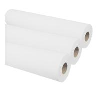 DSTOCK60 - Draps d'examen - Lot de 3 - Blanc Lisse - 50 x 35 cm - 135 formats - Pure Ouate - Fabriqué en France