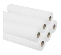 DSTOCK60 - Draps d'examen - Lot de 6 - Blanc Lisse - 80 x 35 cm - 135 formats - Pure Ouate - Fabriqué en France
