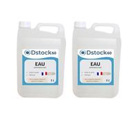 DSTOCK60 - Eau déminéralisée 5L - Fabrication Française - Haute Pureté pour Fer à Repasser, Batterie, Nettoyage, Vapeur, Aquarium - Qualité Premium (2)