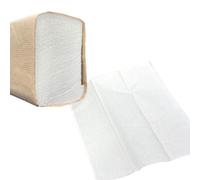 DSTOCK60 - Essuie-mains pliés en Z - 25 paquets de 150 feuilles soit 3750 au total - 2 plis - 22 x 23 cm - Ecolabel