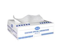DSTOCK60 - Essuyage spécial laboratoires - formats 21x22 cm - pure ouate de cellulose - 1 pli - forte absorption pour surfaces délicates - Boite de 150