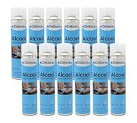 DSTOCK60 - Lot de 12 - Alcool isopropylique 99° en spray - 600ml - Parfait comme nettoyant, solvant et dégraissant