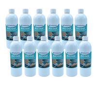 DSTOCK60 - Lot de 12 bouteilles de 1 litre d’Alcool Isopropylique 99° extra pur - Isopropanol liquide IPA parfait comme solvant, nettoyant et dégraissant