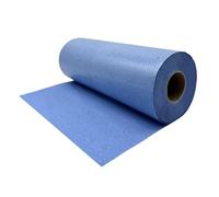 DSTOCK60 - Lot de 12 demi-rouleaux de draps d'examens bleus plastifiés imperméables - 25cm de laize x 35cm de prédécoupe - 135 formats - qualitié médicale