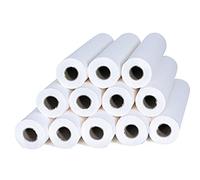 DSTOCK60- Lot de 12 rouleaux de draps d'examen pure ouate gaufrée - 50 x 35cm - 2 plis-50 x 35 cm-Draps pour cabinets médicaux - Soins - Hygiène