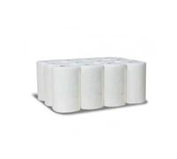 DSTOCK60 - Lot de 12 rouleaux de papier essuie-tout blanc gaufré - Pure ouate de cellulose