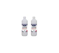 DSTOCK60 - LOT DE 2 BOUTEILLES DE 1 LITRE DE VINAIGRE BLANC NATUREL CONCENTRÉ 14 Degrés (PHEBUS produit d’origine garantie) - DÉGRAISSE, DÉTARTRE, DÉSHERBE - MAISON et JARDINAGE