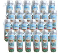 DSTOCK60 - Lot de 24 mousses expansives Manuelles - 500 ml - Mousse polyuréthane professionnelle manuelle - Isole, colle et rebouche - Extérieur et intérieur