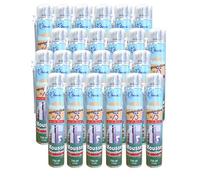 DSTOCK60 - LOT DE 24 MOUSSES EXPANSIVES MANUELLES 750ML - MOUSSE POLYURETHANE PROFESSIONNELLE - ISOLE, COLLE, REBOUCHE - EXTERIEUR ET INTERIEUR