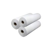 DSTOCK60 - Lot de 3 rouleaux de draps d'examens - pure ouate - lisse - 60 x 35-300 formats - résistant et absorbant