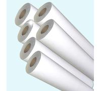 Dstock60 - Lot de 6 rouleaux de draps d'examen - 50 x 38-2 x 18 gr - Pure Ouate - Fabrication Française - Cabinets médicaux - Soins - Hygiène -