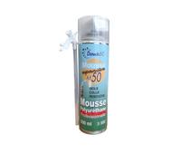 DSTOCK60 - MOUSSE EXPANSIVE MANUELLE 500ML - MOUSSE POLYURETHANE PROFESSIONNELLE - ISOLE, COLLE, REBOUCHE - EXTERIEUR ET INTERIE