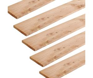 DSTOCK60 - Planche Bois Douglas Brut 1200 x 130 x 27 mm - Fabrication Française - Usage Intérieur & Extérieur - Bois Naturel avec Nœuds - Clôture, Bac à Fleurs, Mobilier, DIY (5)