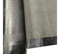 DSTOCK60 - Rouleau 2 Mètres de feutre bitumé gris anthracite "ardoise pilée" - Largeur 1 m - Couvre 2m² - Découpe au mètre - Etanchéité toiture, niche, cabane...