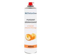 DSTOCK60 - Solvant Puissant Dégraissant Agrume, Nettoyant Eclair à Base de Terpène d'Orange en Aérosol de 400 ml