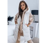 Dstreet Gilet long matelassé Noelia blanc pour femme S