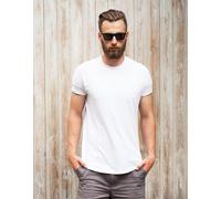 Dstreet Men's Short Sleeve T-shirt Lying white M
