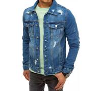 Dstreet Veste en jean homme Adam bleu XL