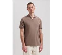 Dstrezzed Ds_bowie V-neck Polo Timber Wolf Taille: M | Polos Outlet | Homme | Gris