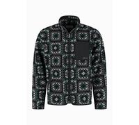 Dstrezzed Veste en polaire 'Bell' bleu marine / graphite / pierre / sapin, Taille L